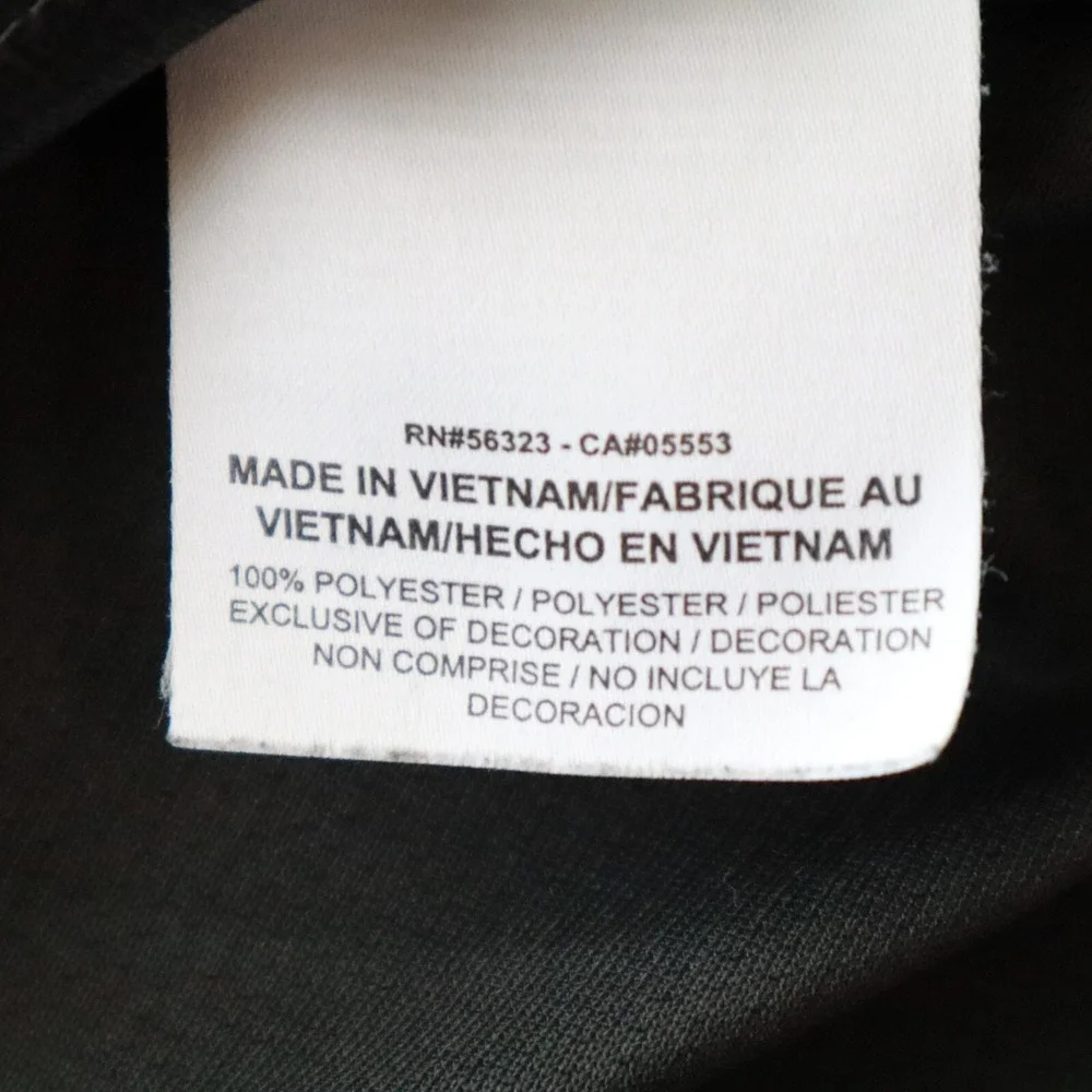 Nike Golf Polo Shirt Mens Large‎ Dri-Fit Black Short Sleeve Village Builders